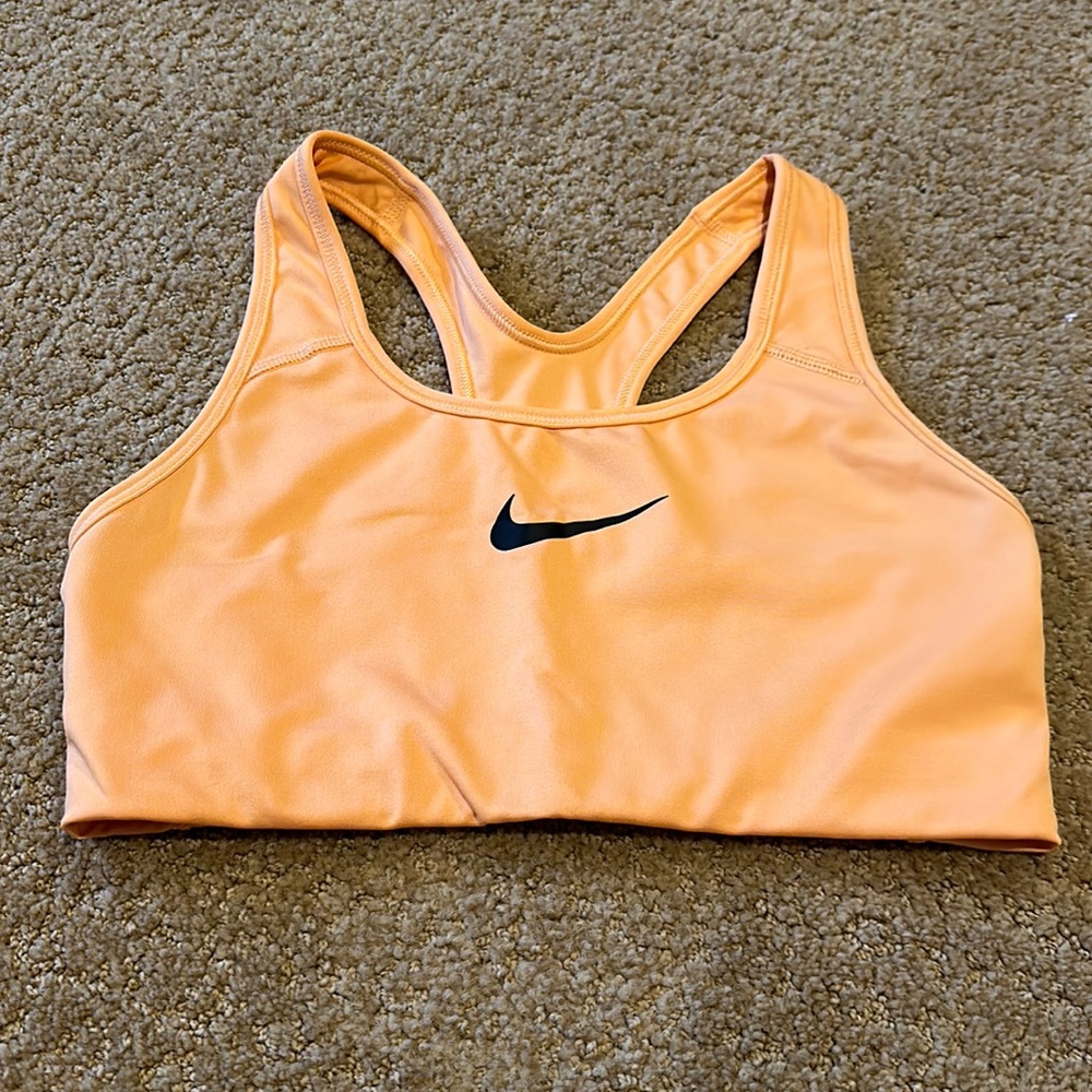 Nike Sports Bra - tangerine orange - size small